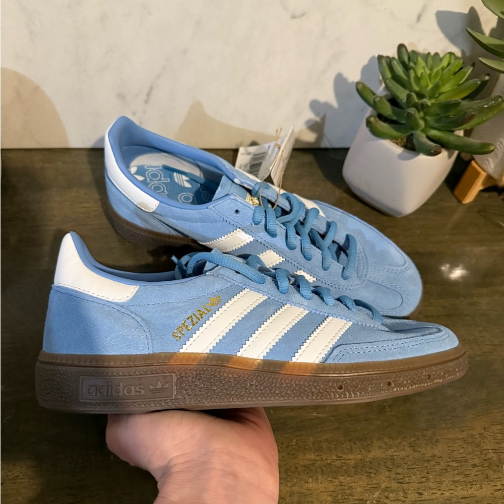 adidas Handball Spezial Light Blue / Cloud White / Gum - Picture 9 of 10